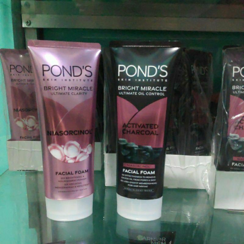 Ponds facial foam Scrub 100ml 50 ml sabun Muka wajah anti bacterial Pure White Bright Beauty oil con