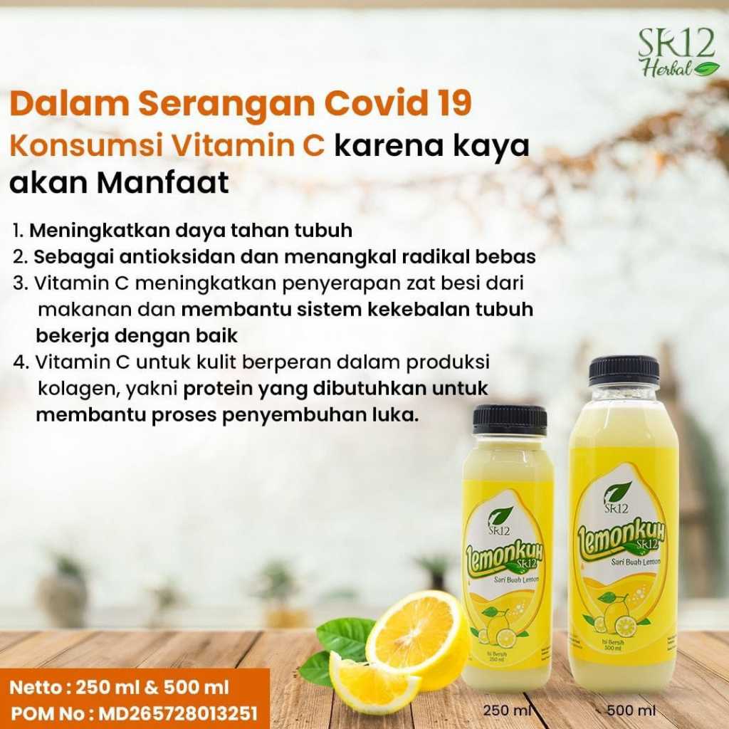

Ay00! LemonKuh SR12 Sari Buah Lemon Menjaga Daya Tahan Tubuh Minuman Diet Alami BPOM 250 ml 500 ml