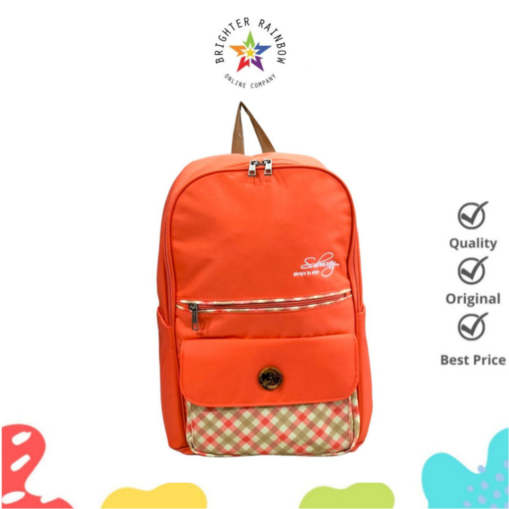 TAS SUBWAY - 22523 RANSEL ANAK SEKOLAH ORIGINAL LAPTOP BACKPACK