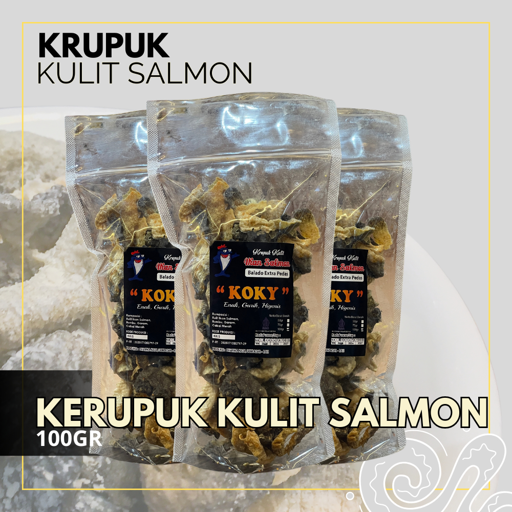 

Kerupuk Kulit Salmon keripik salmon