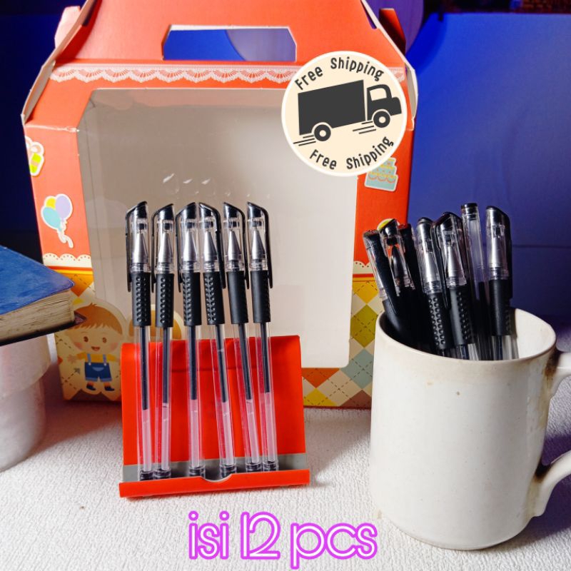 

Pulpen Gel 0,5 isi selusin (12 pc)
