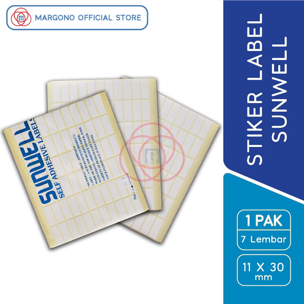 

Sunwell Label Harga Polos No. 123 - 7 Lembar