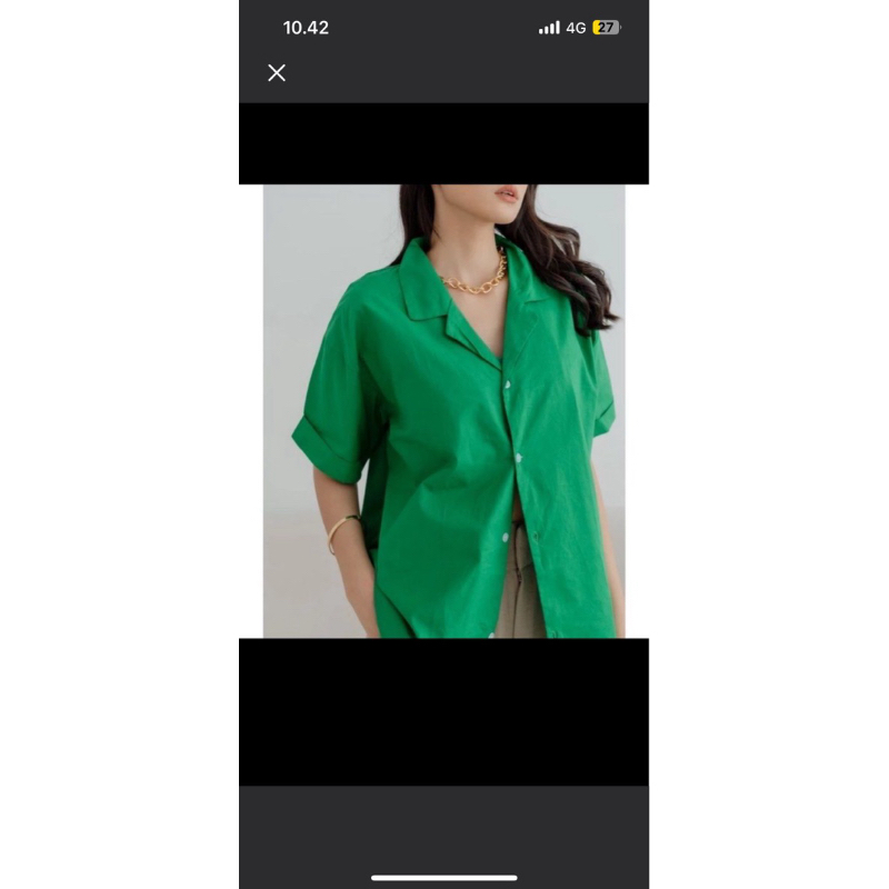 Kemeja wanita hijau