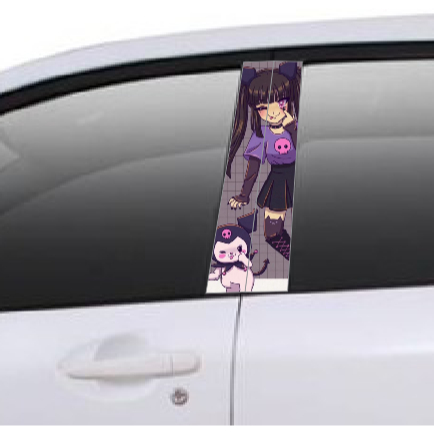 STIKER PILAR KACA MOBIL AVANZA XENIA ERTIGA  BISA REQUEST CUSTOM