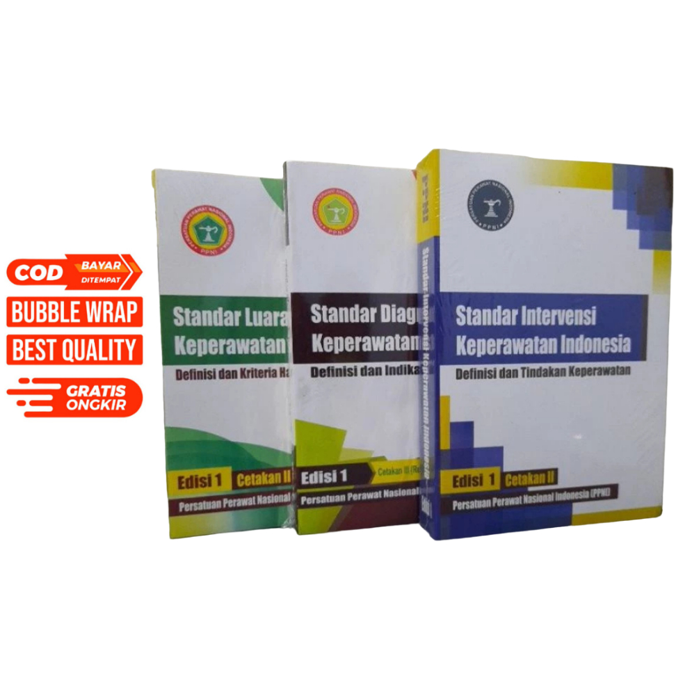 KEPERAWATAN 3S (SDKI,SIKI,SLKI) PPNI -  CETAKAN BARU PAKET 3 BUKU