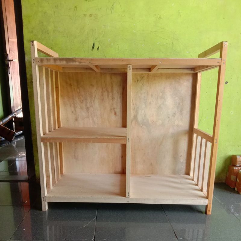 Rak Tutup Kayu / Rak kompor / Rak tutup kayu jari-jari