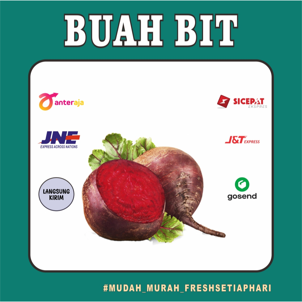 

BUAH BIT BEET ROOT FRESH MURAH BANDUNG SAYUR ONLINE