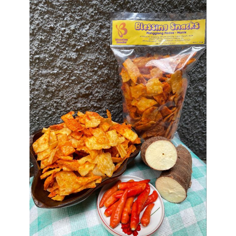 

Kripik/Keripik Singkong Manggleng Renyah 200gram