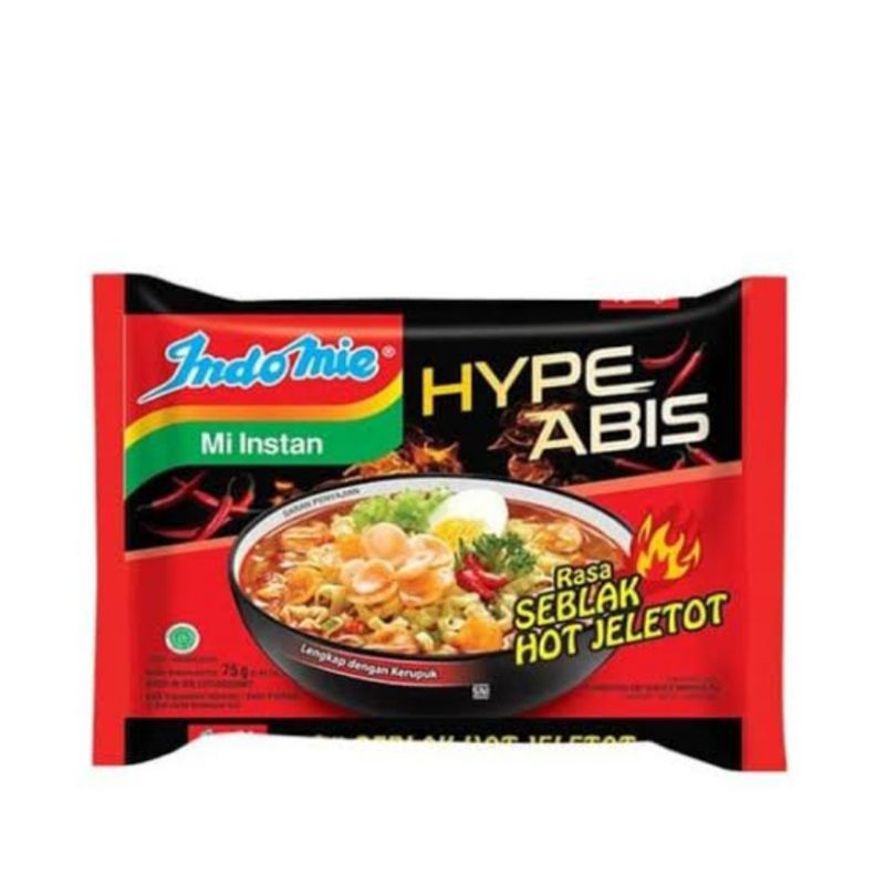 

Indomie mie kuah rasa seblak hot jeletot