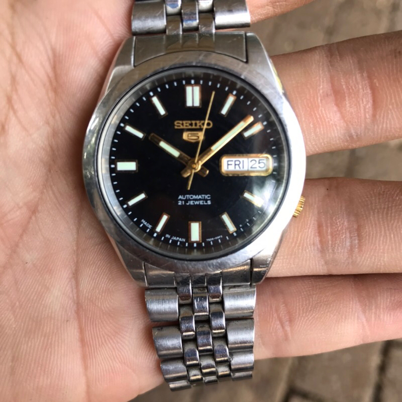 JAM TANGAN SEIKO 5 AUTOMATIC 7s26-00X0 MULUS