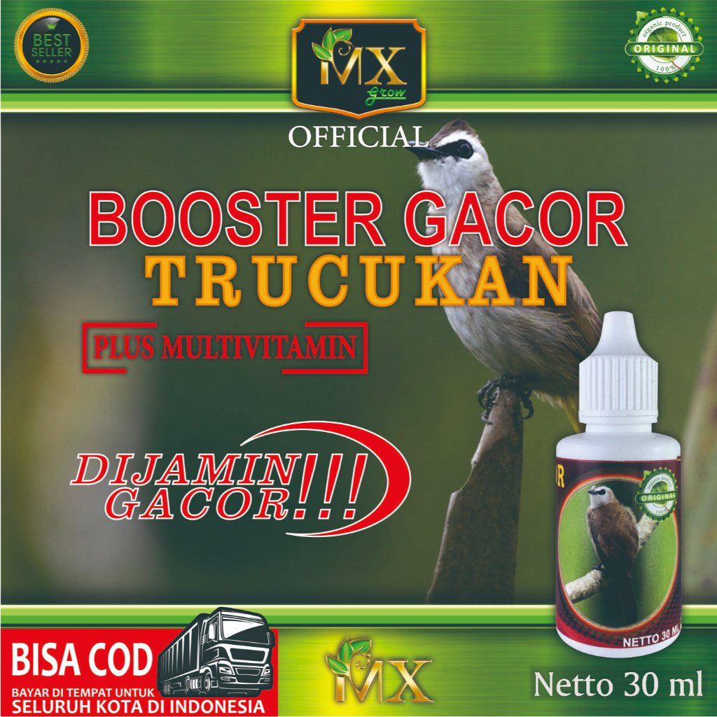 Booster Gacor Burung Trucukan / Vitamin Burung Trucukan