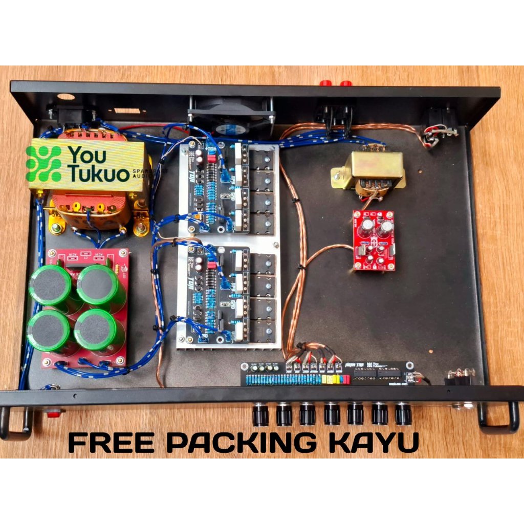 power amplifier rakitan 10 ampere ct 45v TOA / MID high