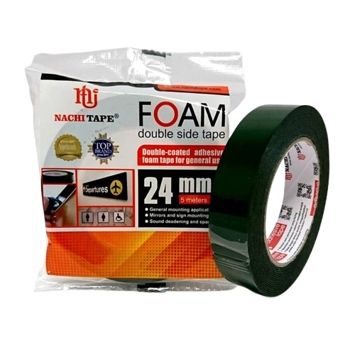Isolasi Bolak-Balik Karet Hijau / Double Tape Karet Hijau / Double Tape Foam Hijau