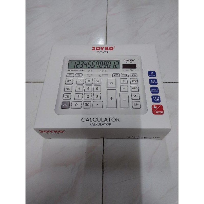 

HJK calculator cc-59 joyko 12 digit