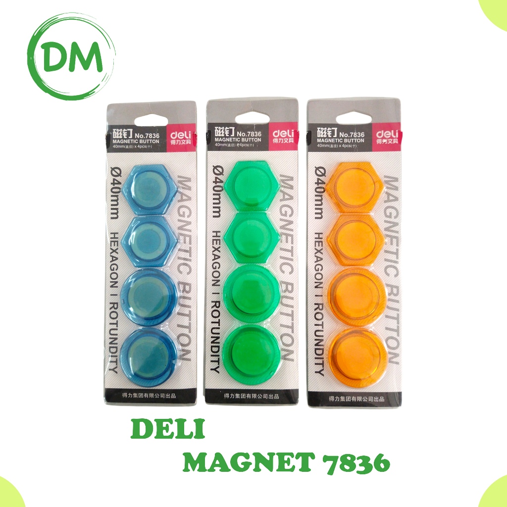 

DM- Magnet Papan Tulis Deli Magnet 30mm 7836 ORIGINAL