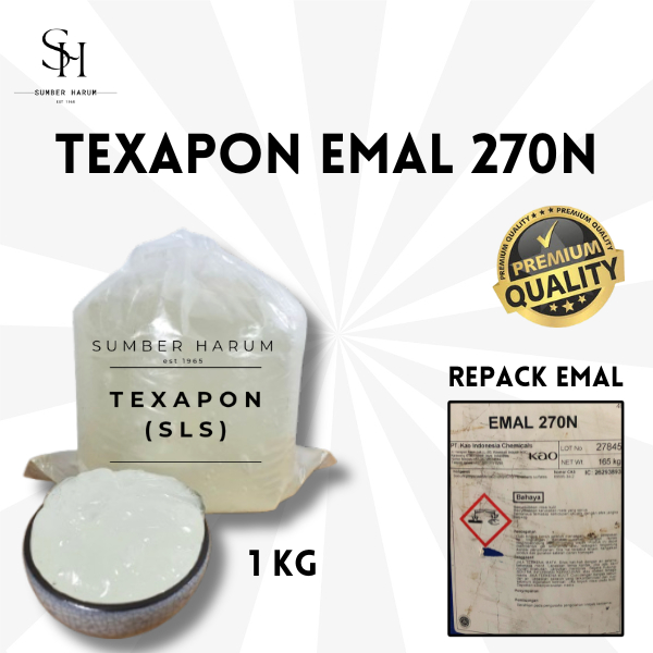 Texapon N70 /Emal/SLES  1 kg Bahan Pembuatan sabun