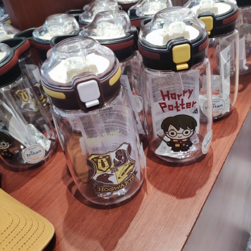 Miniso Botol Minum Harry Potter - Harry Potter TRITAN Bottle with Auto Flip Lid