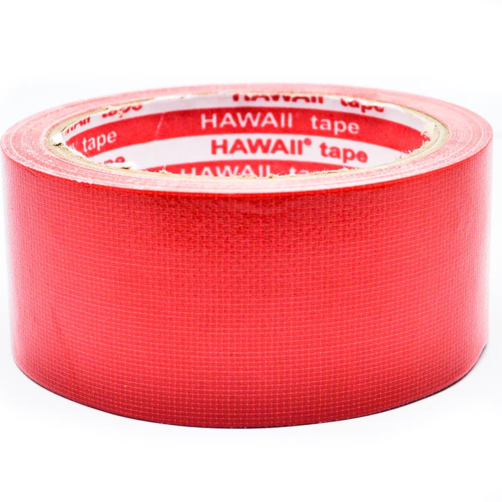 LAKBAN KAIN 2" WARNA [ SATUAN ] | Hawaii tape Lakban Kain (Lakban Kain / Solasi)