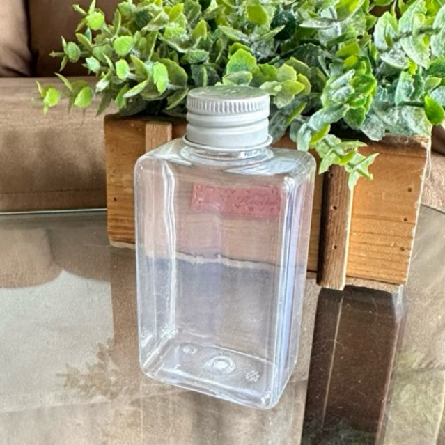 Kemasan Minuman Food Grade - BOTOL PET BENO 100ML CLEAR + TUTUP ULIR ALUMINIUM