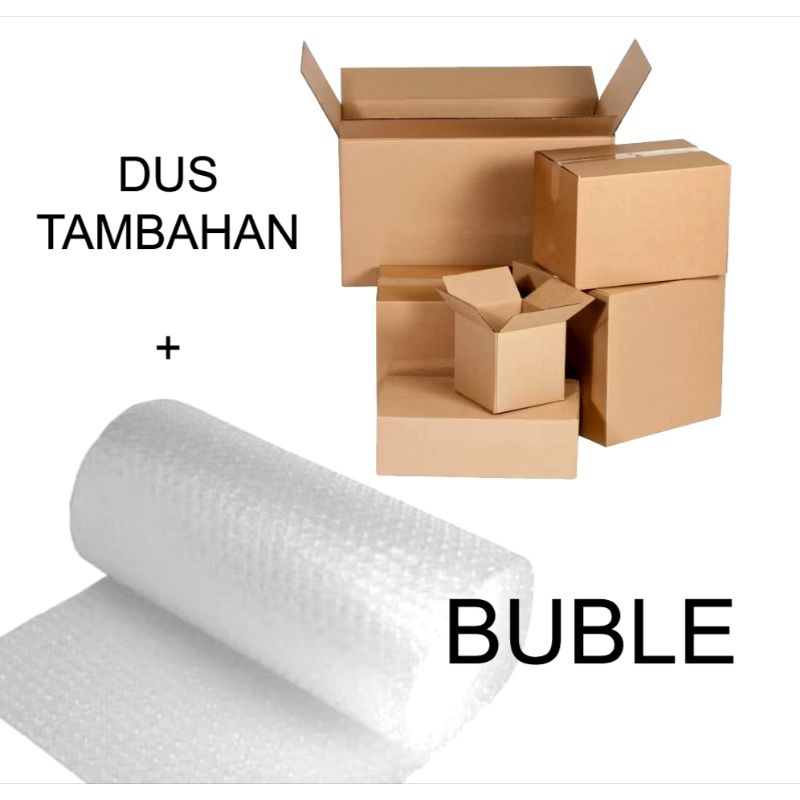 

PACKING TAMBAHAN (KARDUS DOUBLE WALL + BUBBLE WRAP)