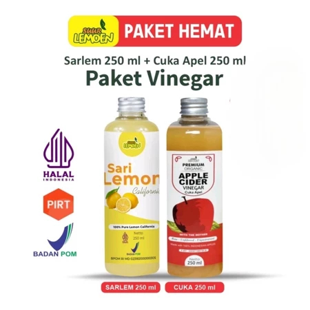 

Paket Diet Sehat - Cuka Apel 500ML, Sari Lemon Murni 500ML, dan Chia Seeds 70Gr - By Fei_Herbal