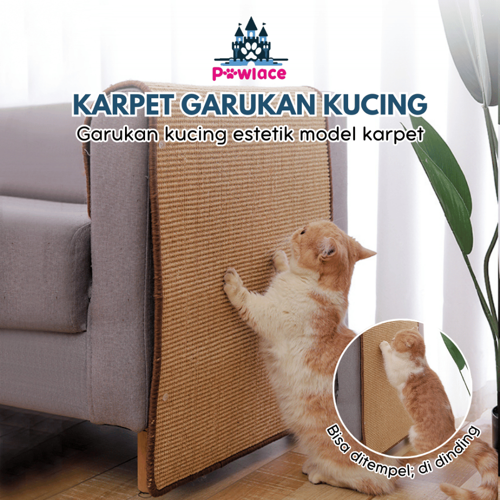Karpet Garukan Kucing Pelindung Sofa - Cat Scratching Matt Anti Slip - Garukan Kucing
