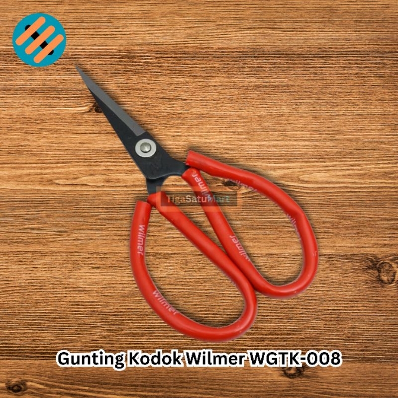 

Gunting Kodok Wilmer Ukuran 8 Inch/21cm | Baja Tahan Karat | Gagang Anti Slip | Potong dengan Presisi untuk Segala Kebutuhan!