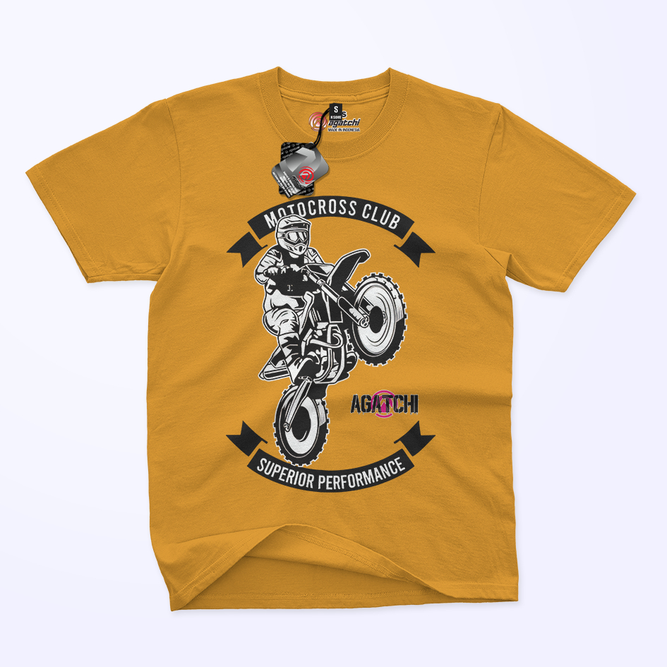 Kaos Anak / Baju Anak Distro Agatchi - Motocross / Motor cross / Trail