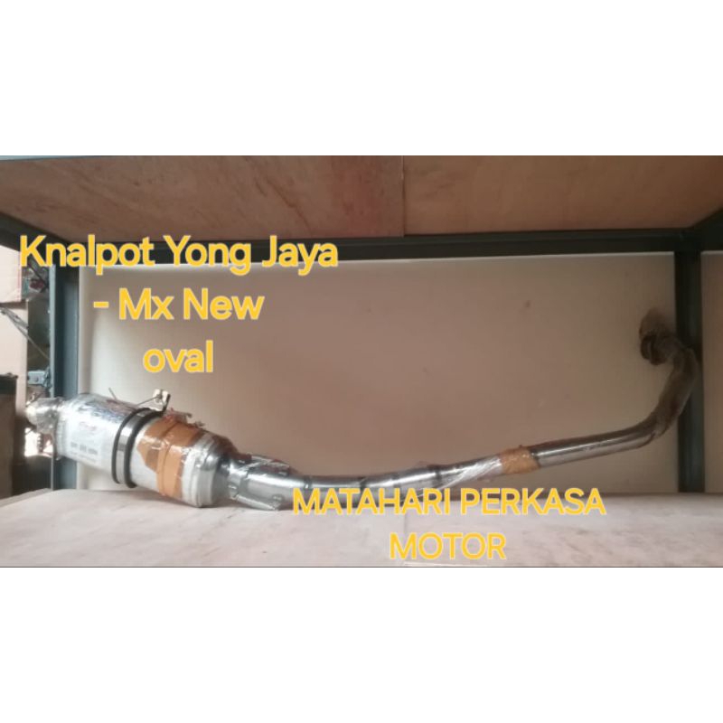 KNALPOT YONG JAYA UNTUK MOTOR JUPITER MX NEW OVAL