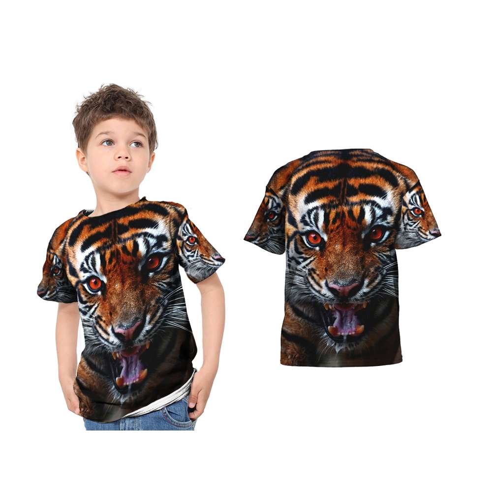 Kaos Baju Anak Harimau Terbaru Fullprint