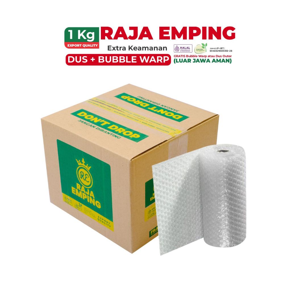 

DUS Outer + Bubble Warp Extra Pengaman untuk pengiriman makin Aman