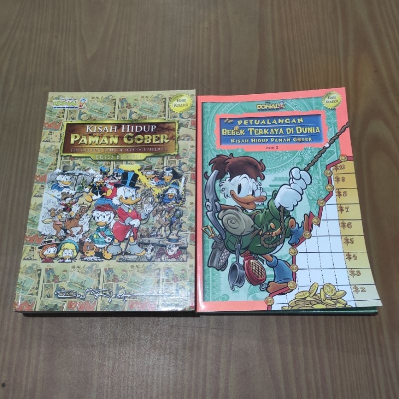 Komik Kisah Hidup Paman Gober Jilid 1 & 2 - The Life And Times Of Scrooge Mcduck - Edisi Bundel - Ko