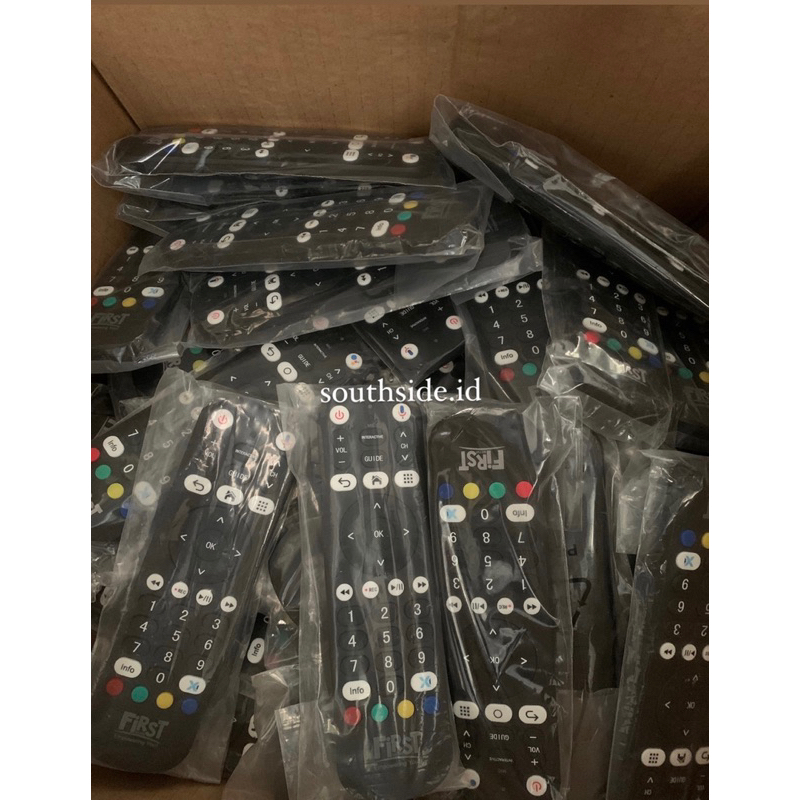 REMOTE STB FIRSTMEDIA X1 PRIME SUPPORT VOICE ORIGINAL NEW