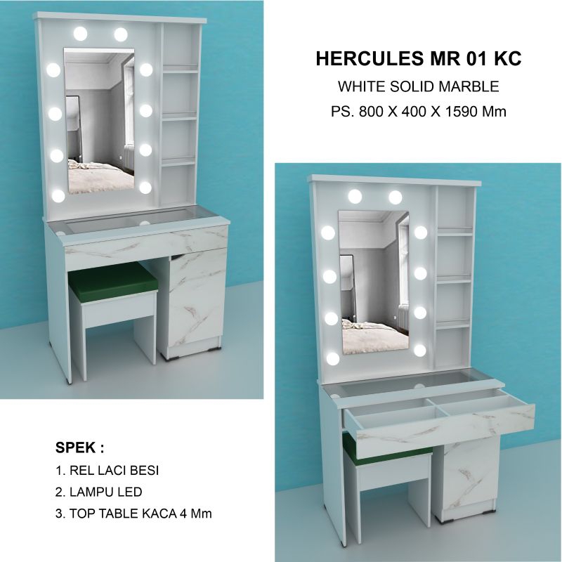 Meja rias minimalis HERCULES MR 01 KC