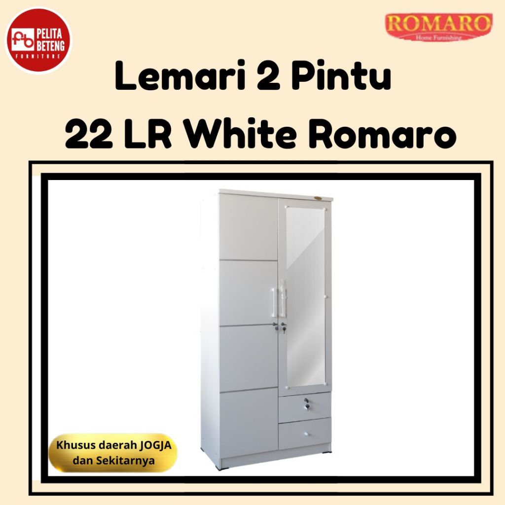 Romaro Lemari Pakaian 2 Pintu 22 LR