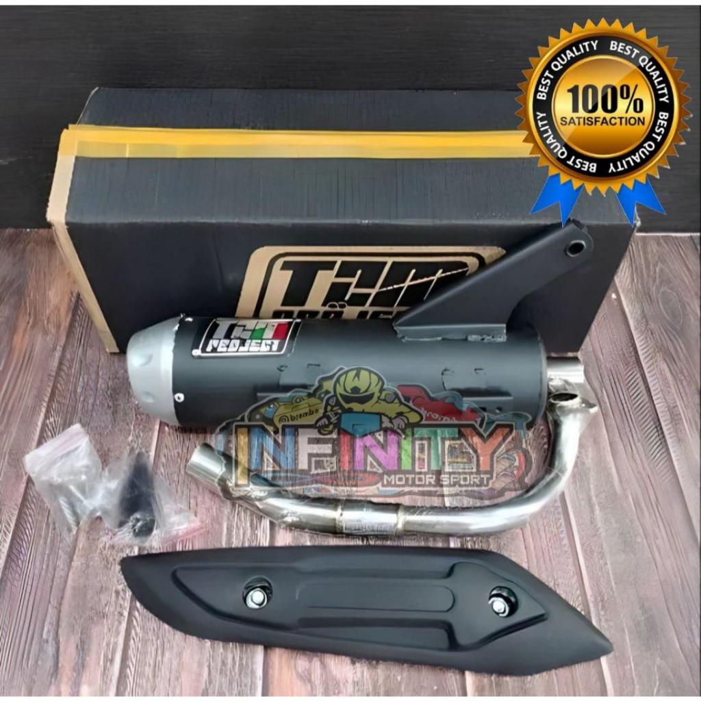 KNALPOT TZM PROJECT BEAT FI ESP KARBU DELUXE GENIO SCOOPY NEW RING 12 PRESTIGE KNALPOT STC NON SS PR