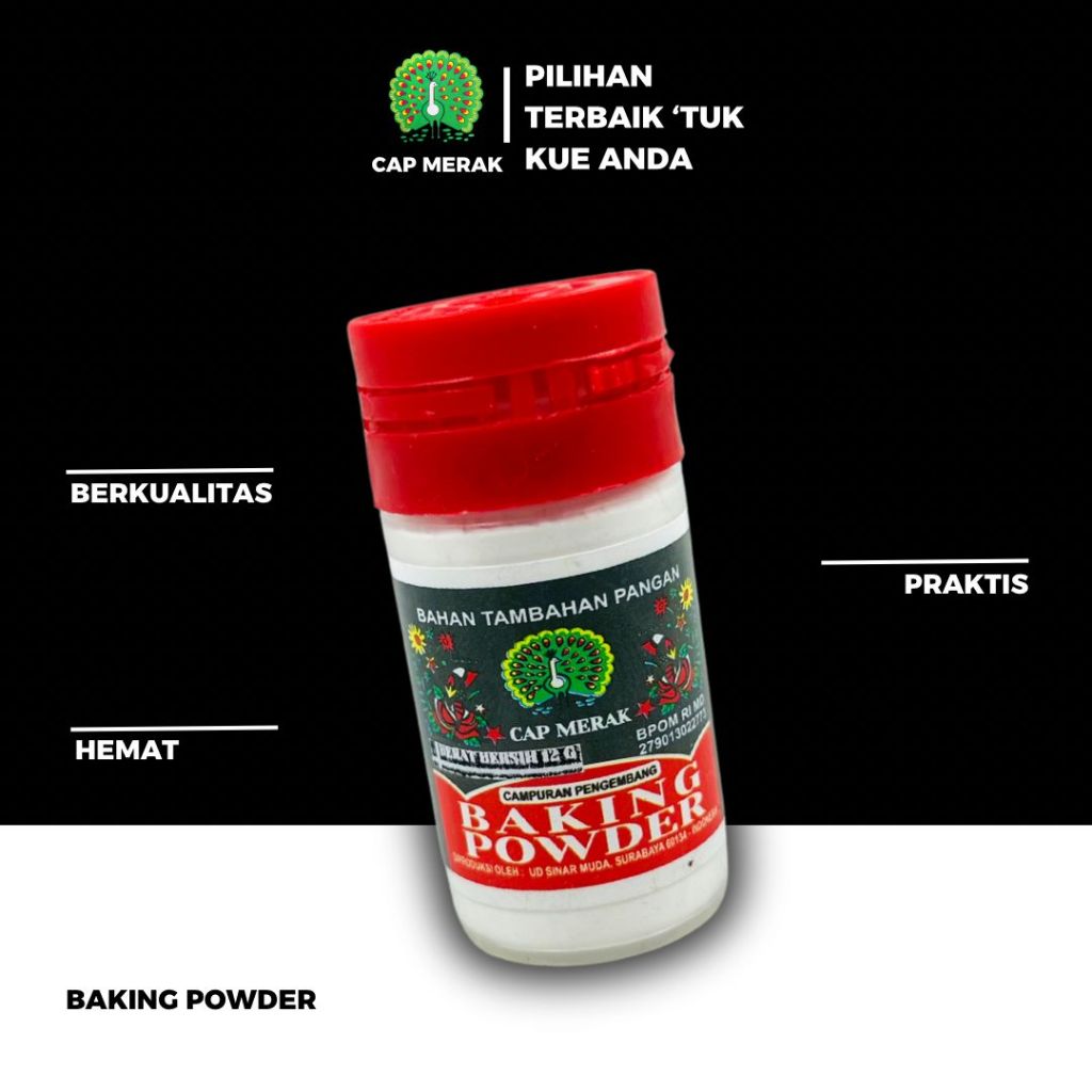 

BAKING POWDER CAP MERAK 12 GR