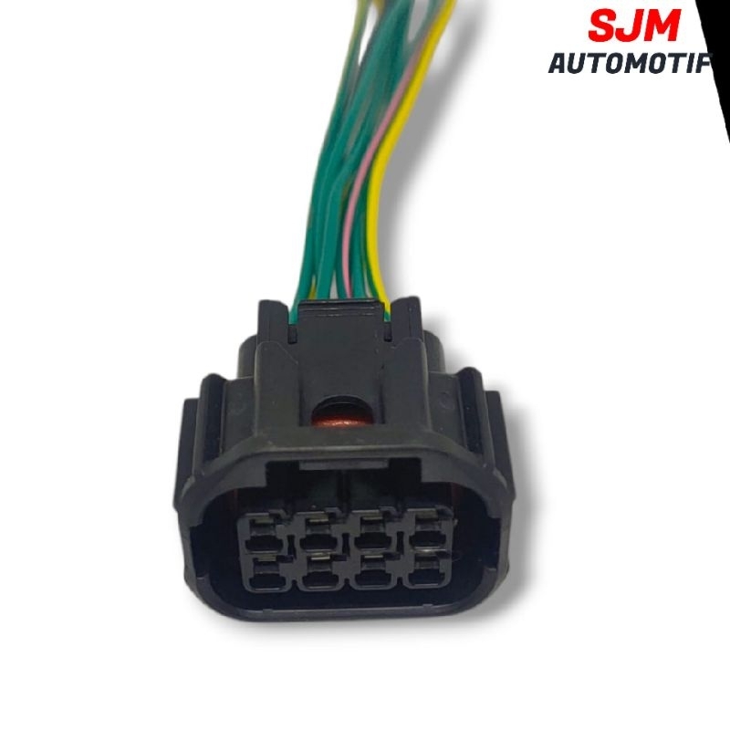 soket socket kabel 8 pin lampu depan headlamp mobil honda