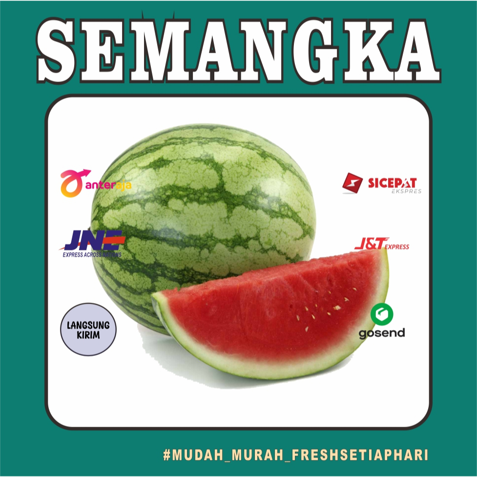 

SEMANGKA NON BIJI FRESH MURAH BANDUNG 1 BUAH