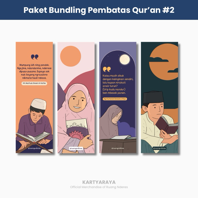 

[Bundling - Isi 4] Pembatas Qur'an Semangat Nderes