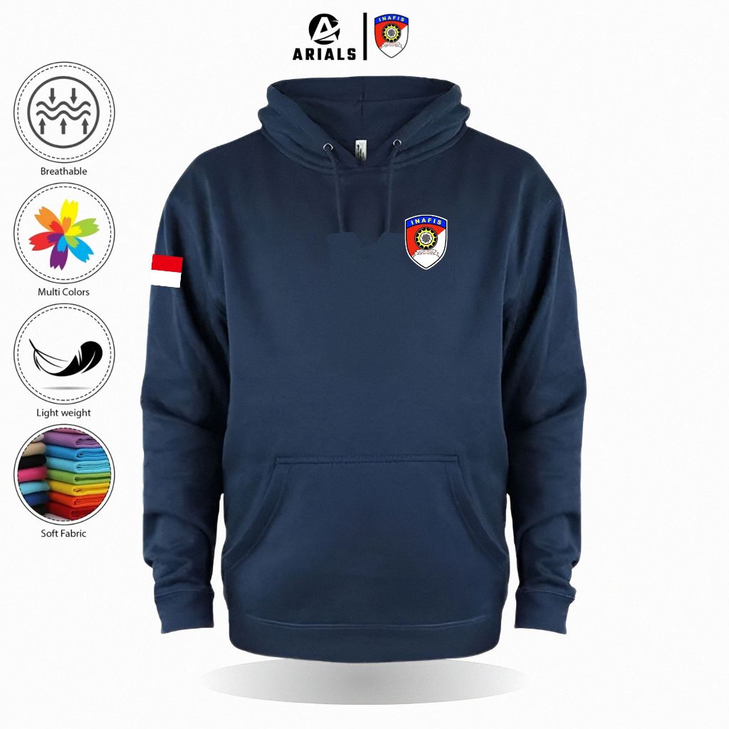 Arials Hoodie Sweater Polisi INAFIS UNIT IDENTIFIKASI POLRI Indonesia