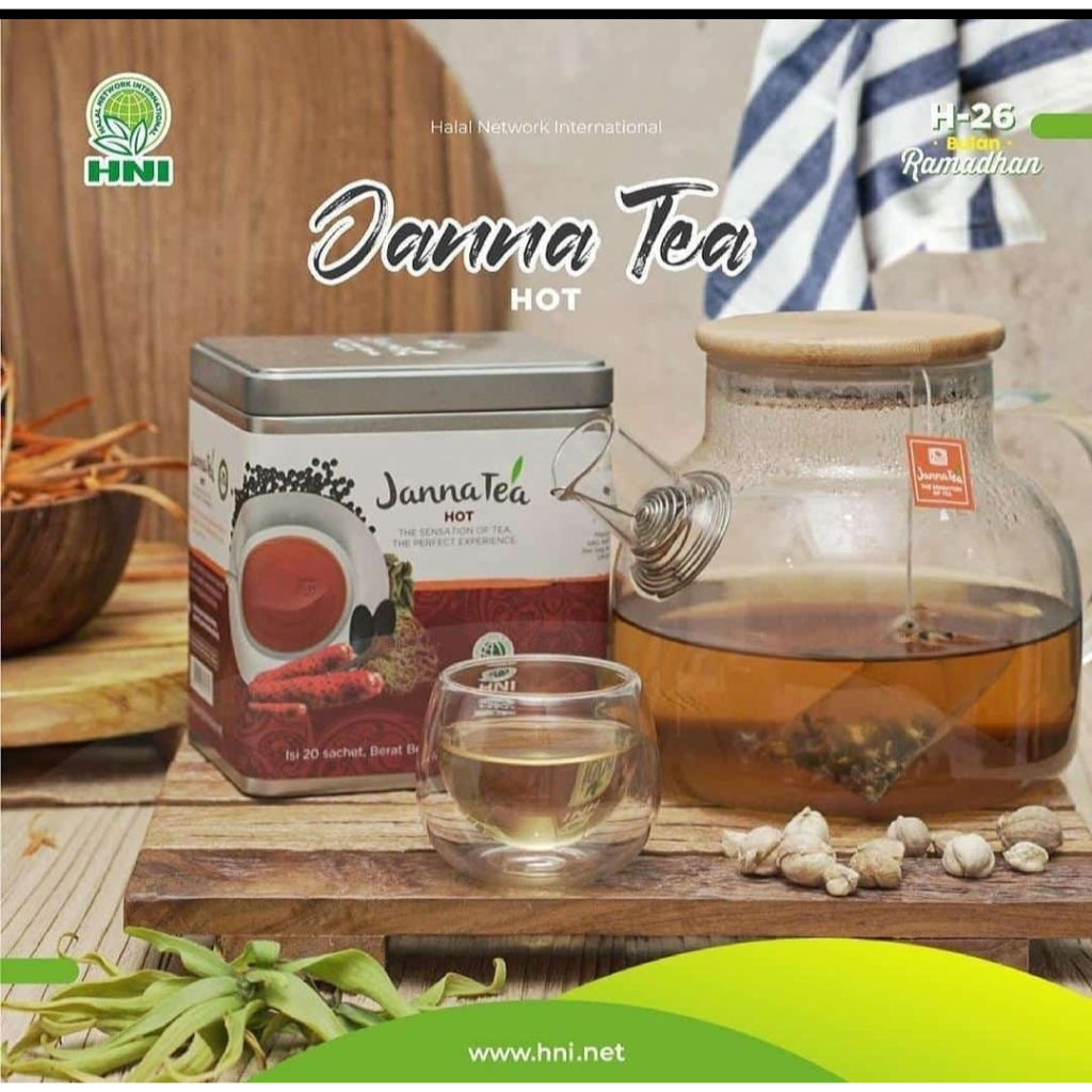 

JANNA TEA HOT/MEMBANTU MEREDAKAN TENGGOROKAN