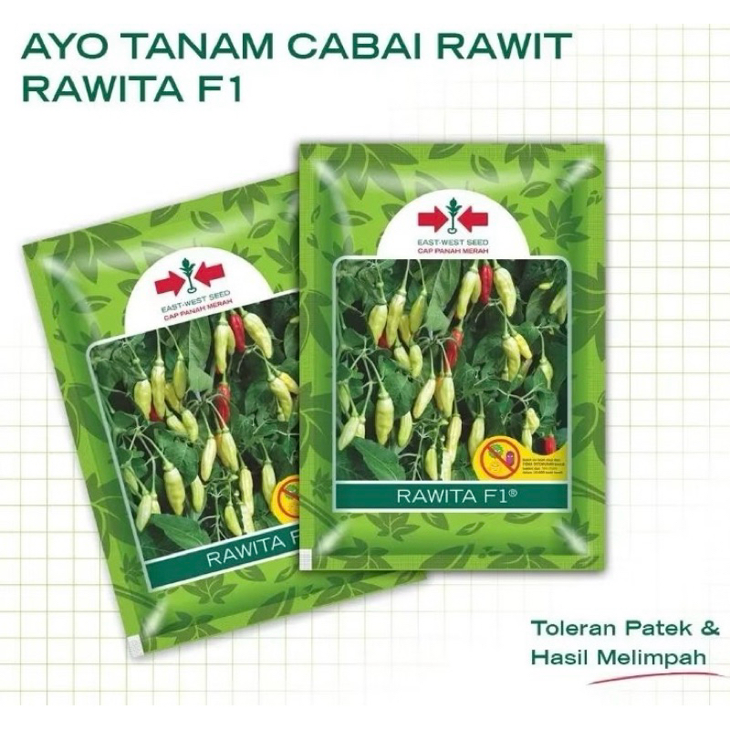{100 Biji} Benih Cabe Rawit Rawita F1 Repack Original