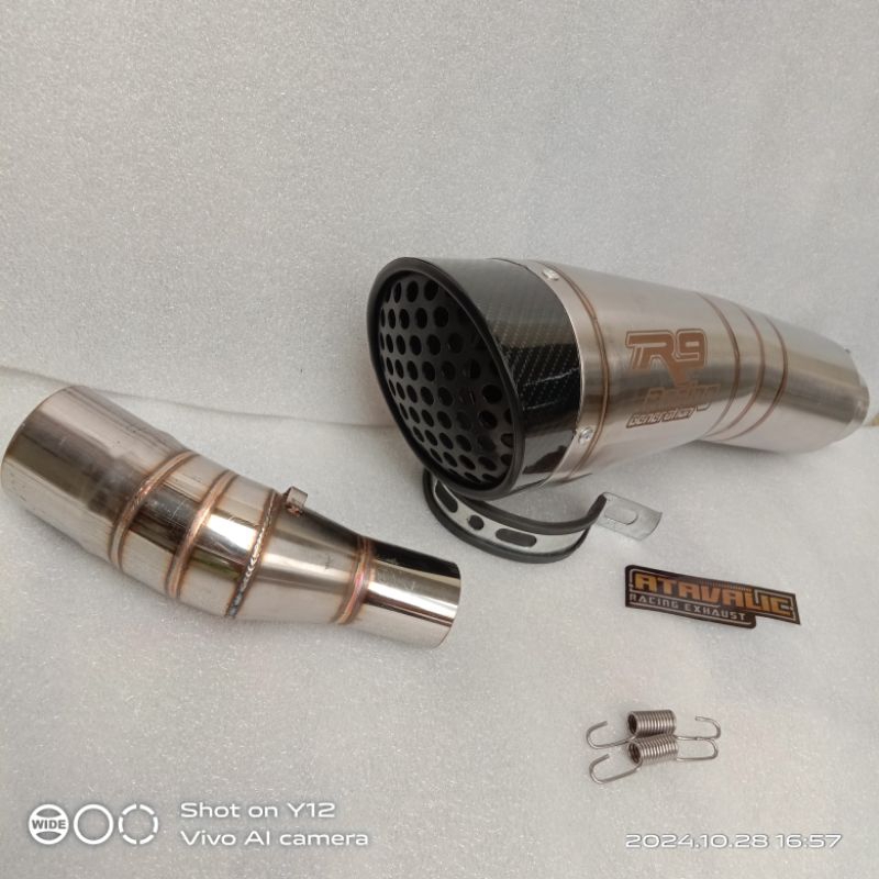 knalpot racing R9 H2 SS H 2 +slipon for ninja 250fi old ninja 250fi new ninja 250 mono ninja 250 kar