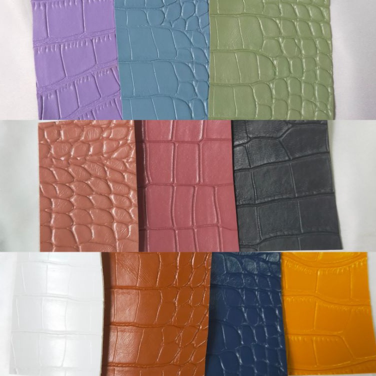 KODE A37Q KULIT SINTETIS CROCO DOFF  MOTIF BUAYA METERAN  MOTIF BATUBATUAN