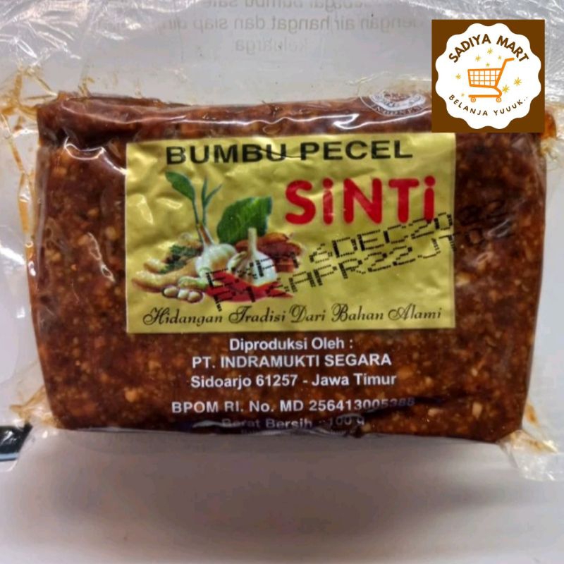 

Bumbu sambal pecel kacang SINTI 100 gram