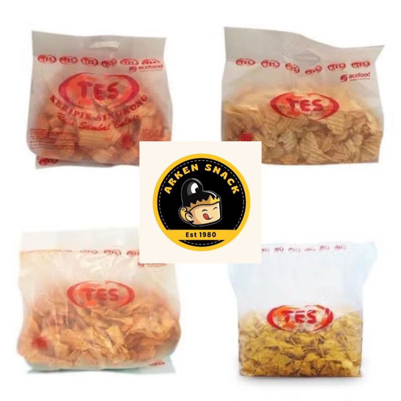 

TES 500 GR (KERIPIK SINGKONG BAKAR BALADO / SINGKONG KEJU / TORTILLA JAGUNG / TORTILLA BBQ / STIK BALADO / STIK KEJU / TWIST CORN / TWIS TWIS) CEMILAN SNACK KILOAN SERBA TES / PACKAGING TES