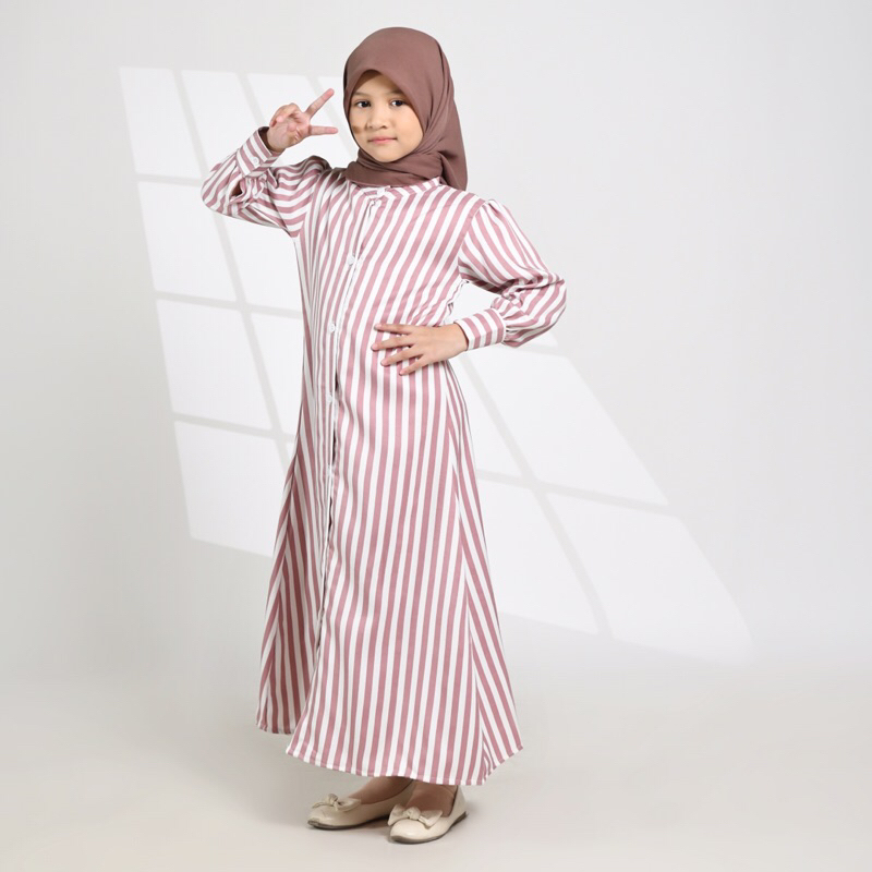 Gamis rayyana Anak Dress Merahmuda