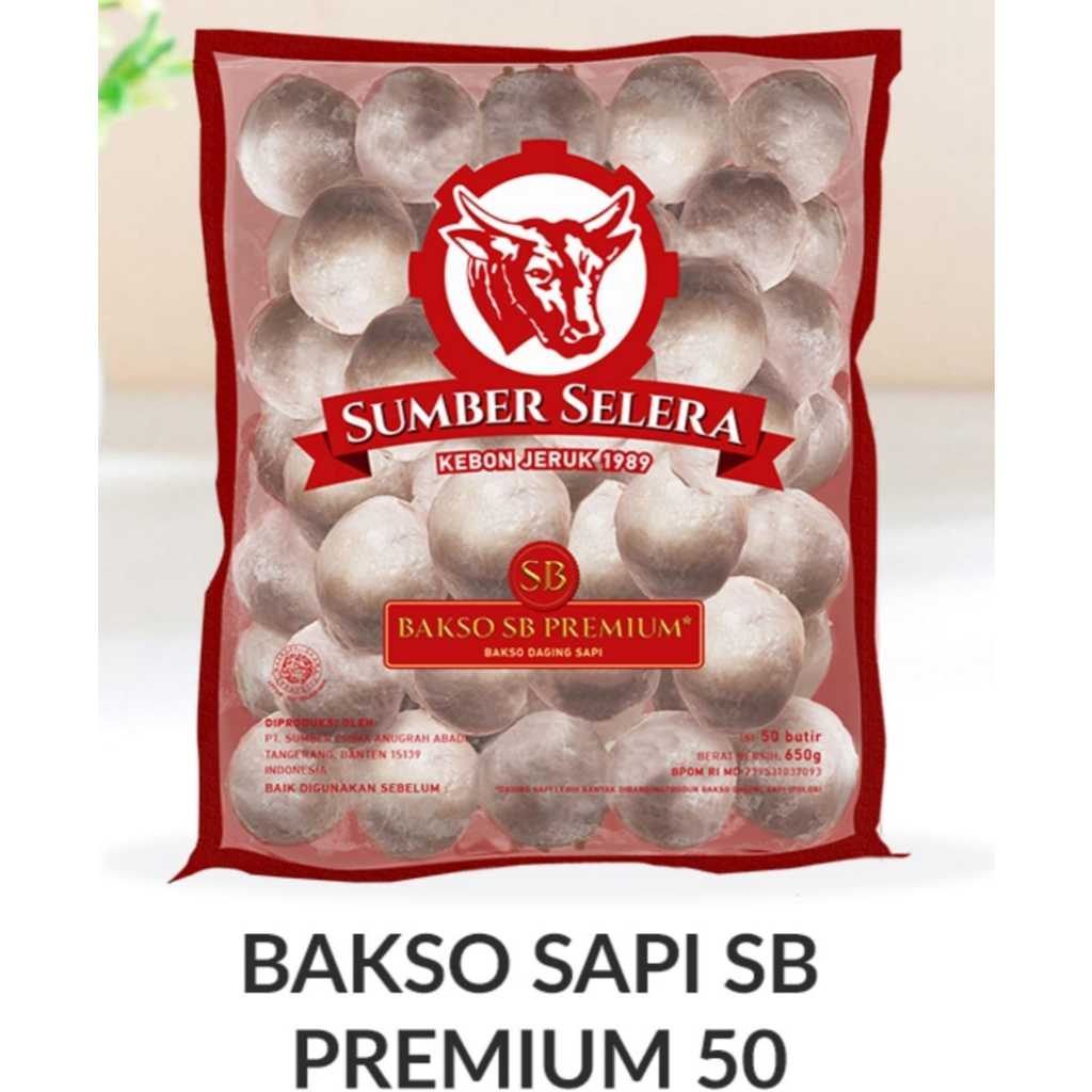 

SUMBER SELERA BAKSO SB PREMIUM ISI 50 & 25