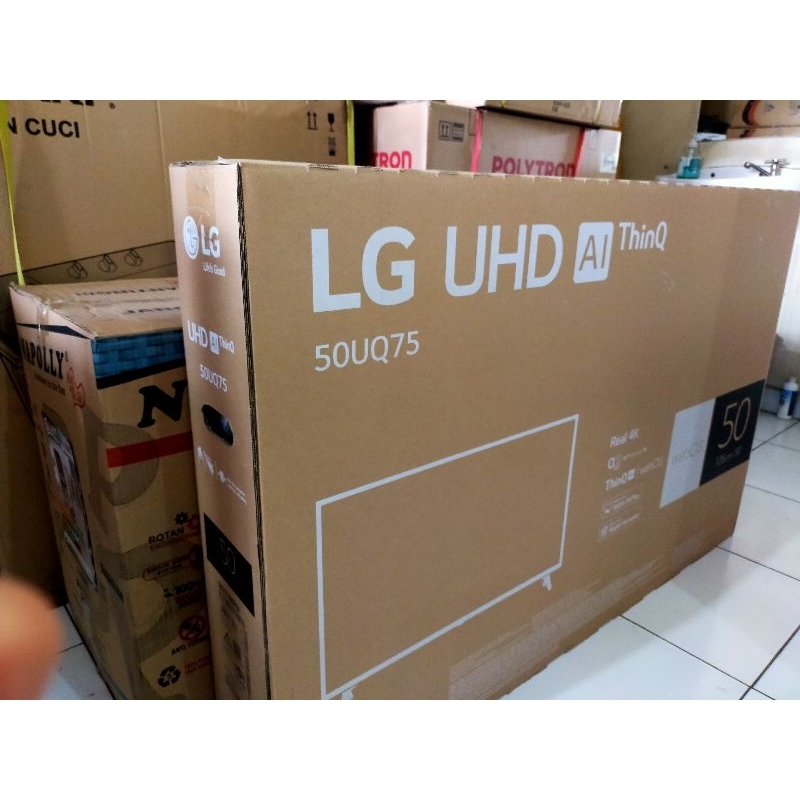 Smart TV 50inch LG 50UQ75 UHD 4K hdr10 Ai thinq